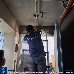 Khảo sát thi công lắp đặt phần thô hệ thống kiểm soát ra vào