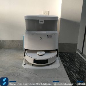 Bàn giao ro bot Ecovacs Deebot T30e Pro Omni tại nhà khách