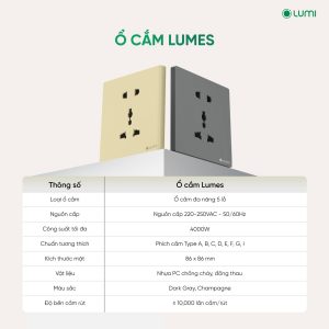 Ổ cắm Lumes