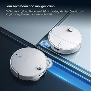 Roborock Qrevo Curv 2 Pro với công nghệ FlexiArm – Làm sạch sát mép và góc cạnh