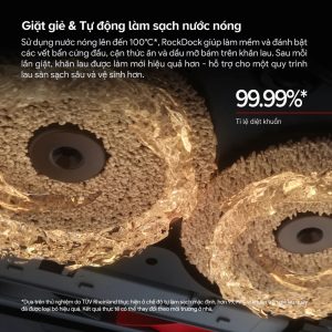 giặt giẻ lau tự đọng làm sạch
